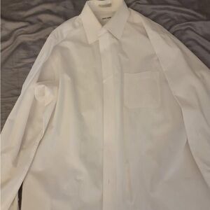 Pierre Cardin Men’s L Crisp White Dress Shirt